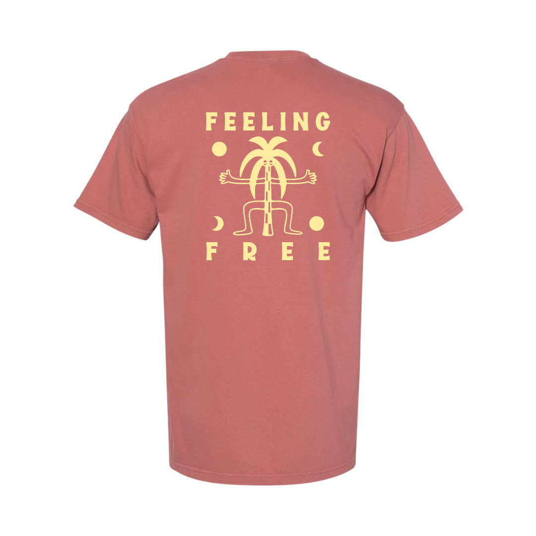 FEELING FREE T-SHIRT TERRACOTTA